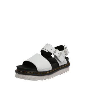 Dr. Martens Remienkové sandále 'Voss'  svetlosivá / biela