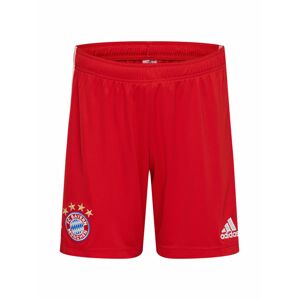 ADIDAS PERFORMANCE Športové nohavice 'FC Bayern München'  červená / biela