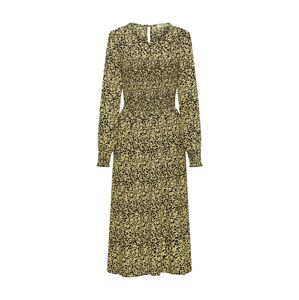 MOSS COPENHAGEN Letné šaty 'Celina Morocco'  žltá / čierna