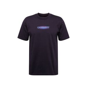 Carhartt WIP Tričko  čierna / neónovo fialová