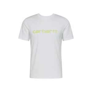 Carhartt WIP Tričko  biela / limetová