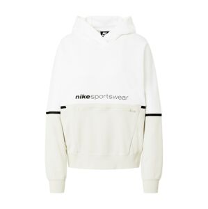 Nike Sportswear Mikina 'ARCHIVE RMX'  biela / svetlosivá / čierna
