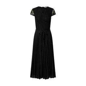 Dorothy Perkins (Tall) Šaty 'BLACK ALICE PLEAT DRESS'  čierna