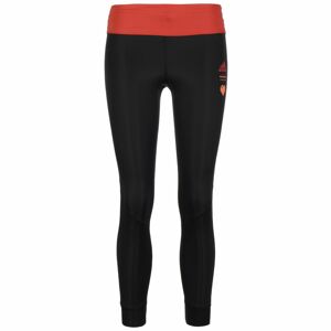 ADIDAS PERFORMANCE Športové nohavice  červená / čierna