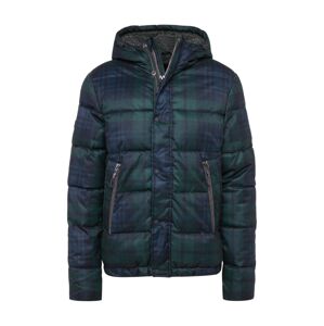 Superdry Zimná bunda 'NEW ACADEMY JACKET'  zelená / námornícka modrá