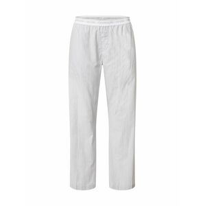Calvin Klein Underwear Pyžamové nohavice  biela / sivá