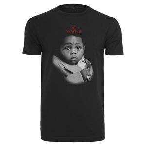 Mister Tee Tričko 'Lil Wayne Child'  čierna / sivá / červená