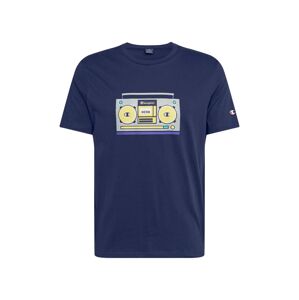 Champion Authentic Athletic Apparel Tričko  námornícka modrá / žltá