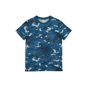 PUMA Funkčné tričko  námornícka modrá / petrolejová / svetlosivá / sivá melírovaná