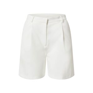 VILA Plisované nohavice 'LESLIE'  biela