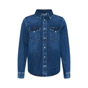 Calvin Klein Jeans Košeľa  modrá denim
