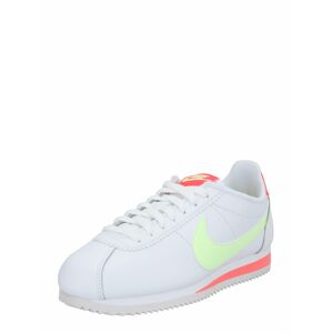 Nike Sportswear Nízke tenisky 'Cortez'  neónovo zelená / žltá / biela / neónovo oranžová