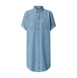 WRANGLER Košeľové šaty  modrá denim