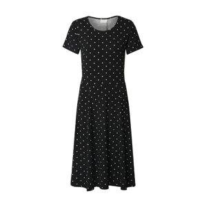 Kaffe Letné šaty 'KAhazel Jersey Dress'  biela / čierna