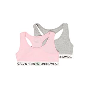 Calvin Klein Underwear Podprsenka  ružová / sivá melírovaná