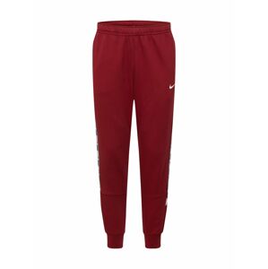 Nike Sportswear Nohavice 'Repeat'  biela / krvavo červená / sivá / čierna