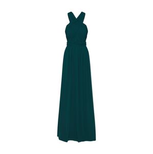 STAR NIGHT Večerné šaty 'long dress chiffon'  smaragdová