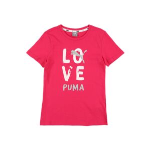PUMA Funkčné tričko 'Alpha'  biela / ružová