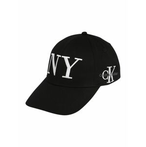 Calvin Klein Jeans Čiapka 'NYCK'  čierna / sivá / biela